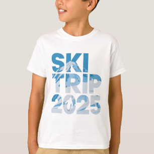 Skiausflug 2025 Männer Frauen Lustiges Skifahren 1 T-Shirt