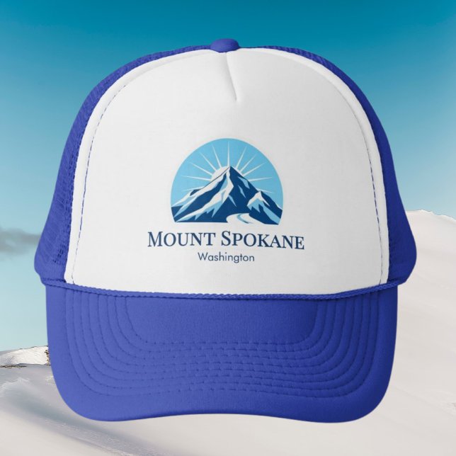 Skiausrüstung Cap Mount Spokane Washington Truckerkappe (Von Creator hochgeladen)