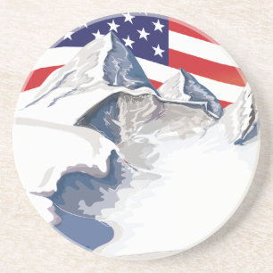 Skiberge Untersetzer