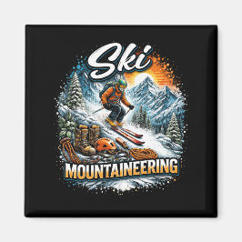 Skibergsteigen Magnet