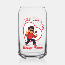 Skibidi Bidi Boom Boom Valentins-Meme - Cartoon