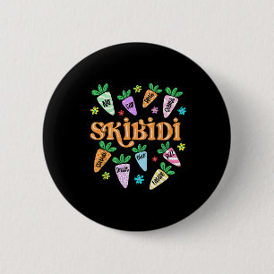Skibidi Oaster Rizzler Funny Easter Rizzler Gen Al Button