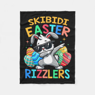 Skibidi Osterfest Ostern Rizzlers Sigma Gen Alp Fleecedecke