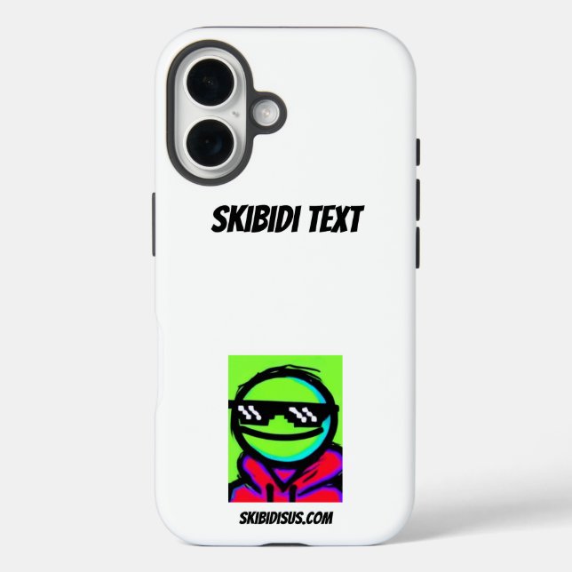 Skibidi Phone Case (Rückseite)
