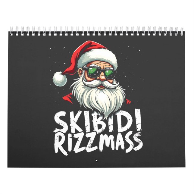 Skibidi Rizzmas Funny Gen Alpha Slang Weihnachten Kalender (Titelbild)