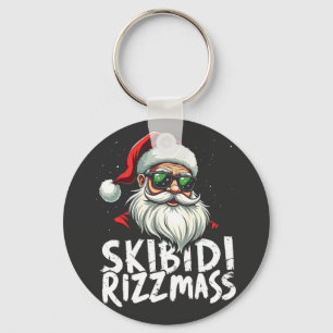 Skibidi Rizzmas Funny Gen Alpha Slang Weihnachten Schlüsselanhänger