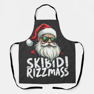 Skibidi Rizzmas Funny Gen Alpha Slang Weihnachten Schürze