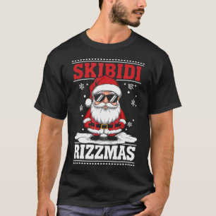 Skibidi Rizzmas Funny Gen Alpha Slang Weihnachten T-Shirt