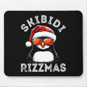 Skibidi Rizzmas Gen Alpha Slang Lustiges Weihnacht Mousepad
