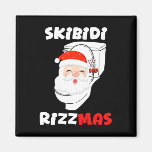 Skibidi Rizzmas Jahreszeit Weihnachten Weihnachten Magnet