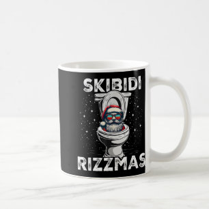 Skibidi Rizzmas Lustige Toilette Weihnachtsmann We Kaffeetasse