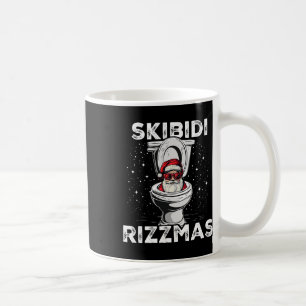 Skibidi Rizzmas Lustige Toilette Weihnachtsmann We Kaffeetasse