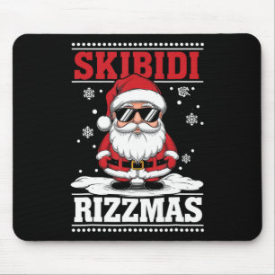 Skibidi Rizzmas Lustiges Gen Alpha Slang Weihnacht Mousepad