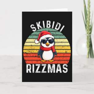 Skibidi Rizzmas Schneemann Charisma Kind Cooler Ch Karte