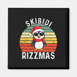 Skibidi Rizzmas Schneemann Charisma Kind Cooler We Magnet