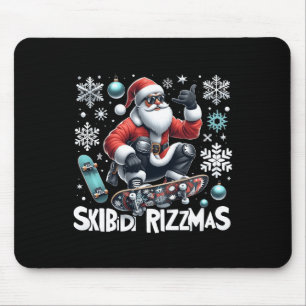 Skibidi Rizzmas Weihnachten Urlaub Skibidi Rizzmas Mousepad