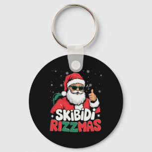 Skibidi Rizzmas Weihnachtsmann Claus Merry Rizz M Schlüsselanhänger