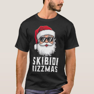 Skibidi Rizzmas Weihnachtsmann Klaus Charisma Riz T-Shirt