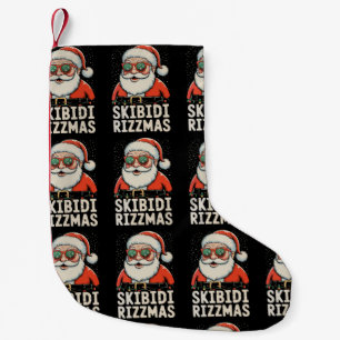 Skibidi Rizzmas Weihnachtsmann Rizz Weihnachten Xm Kleiner Weihnachtsstrumpf