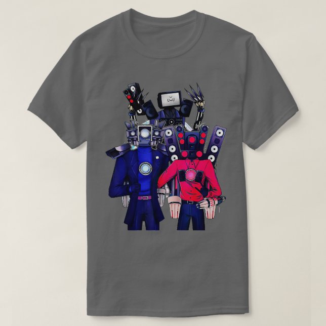 Skibidi Toilet Camera Lautsprecher Mann TV-Mann Ka T-Shirt (Design vorne)