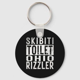 Skibiti Toilet Ohio Rizzler Gen Alpha Slang Inflat Schlüsselanhänger