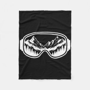Skibrille Berg Skifahren Schnee Freestyle Outdoor Fleecedecke