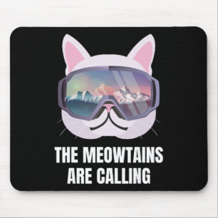 Skibrille Lustige Skifahren Snowboarden Mousepad