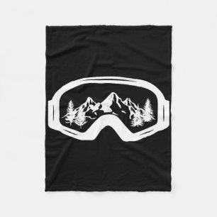 Skibrille Ski Snowboard Brille Schnee Wintersport Fleecedecke