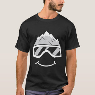 Skibrille Snowboard Skifahren Brille Schnee Winter T-Shirt