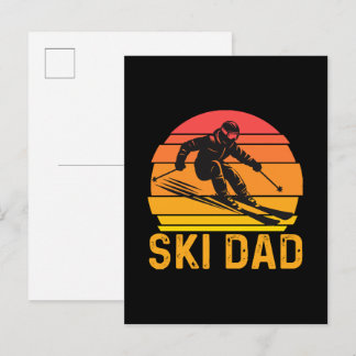 Skidad Einladungspostkarte