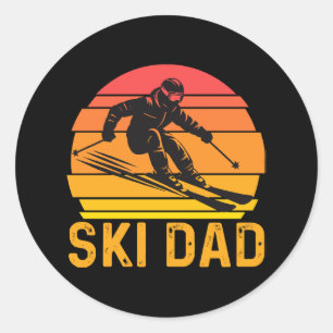 Skidad Runder Aufkleber