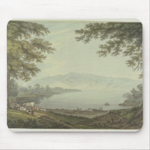 Skiddaw und Derwent Wasser (Stift u. Tinte mit w/c Mousepad