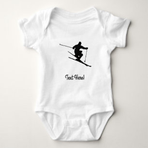 Skier Baby Strampler