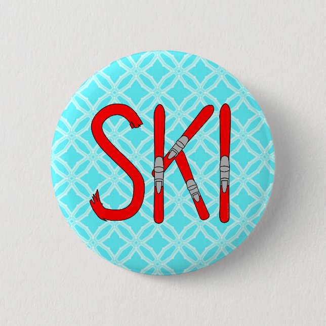 Skier Button (Vorderseite)