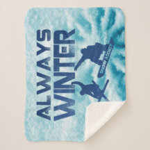 Skier et snowboardeur Jeter la couverture