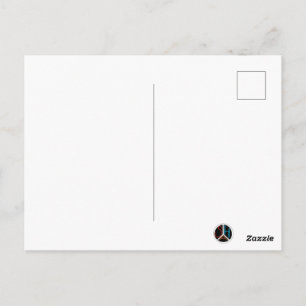 Skier, Hut, Schutzbrille & Schneeflocken Feiertag Postkarte