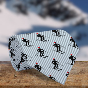Skier - Skilauf für Männer - Schneesport Thema - G Krawatte