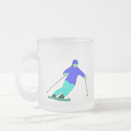 Skier Snow Skiing Mattglastasse