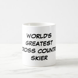 Skier-" Tasse "der Welt bestster das Querland