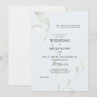 "Skies are Blue Wedding" - Einladung