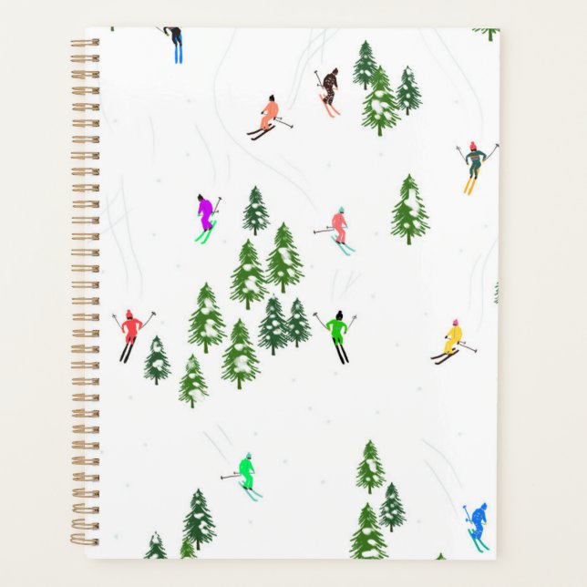 Skieurs alpins Freeride Illustration Ski (Devant)