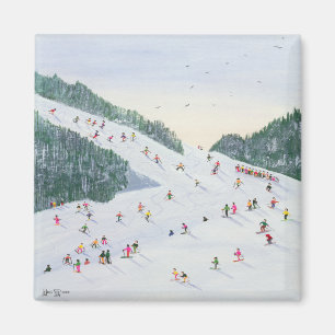 Skifahren 1995 magnet
