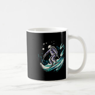 Skifahren, Alpin Ski, T - Shirt.png Kaffeetasse