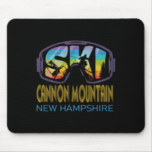 Skifahren auf Cannon Mountain New Hampshire Skiurl Mousepad