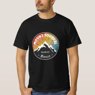 Skifahren auf dem Berg Toubkal - Marokko T-Shirt