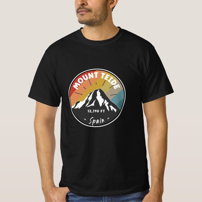 Skifahren auf dem Teide - Spanien T-Shirt (Vorderseite)