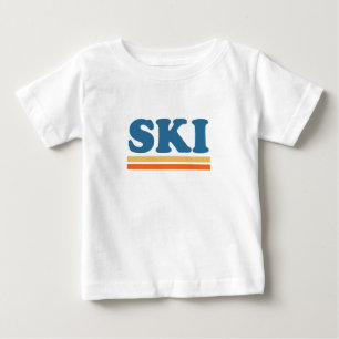 Skifahren Baby T-shirt