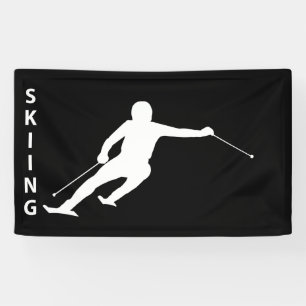 Skifahren Banner