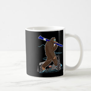 Skifahren Bigfoot Funny Sasquatch Ski für Wintersk Kaffeetasse