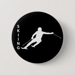 Skifahren Button